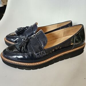 Naturalizer Navy Patent Shoes US 8.5